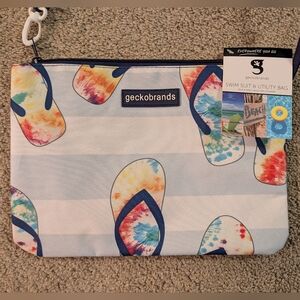 Geckobrands Swim Suit & Utility Bag Flip Flop Design